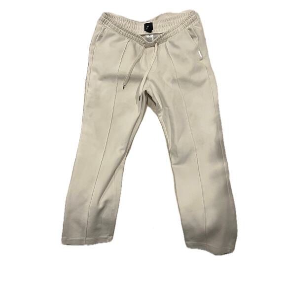 H&M Other - H&M White Regular Fit Polyester Joggers Mens L